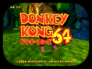 Donkey Kong 64 (Japan) Title Screen